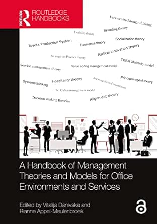 a handbook of management theories and models for office environments and services 1st edition rianne appel
