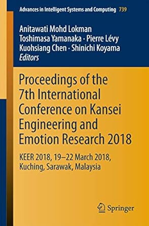 proceedings of the 7th international conference on kansei engineering and emotion research 2018 keer 2018 19