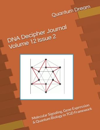 dna decipher journal volume 12 issue 2 molecular signaling gene expression and quantum biology in tgd