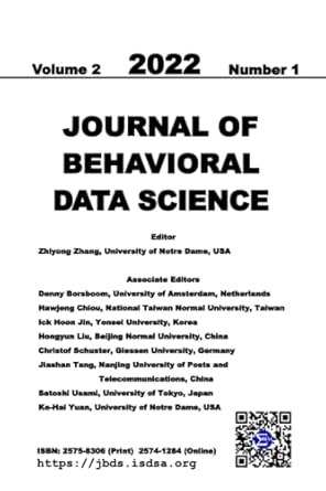 journal of behavioral data science 1st edition zhiyong zhang b0b7q1951p, 979-8842638628