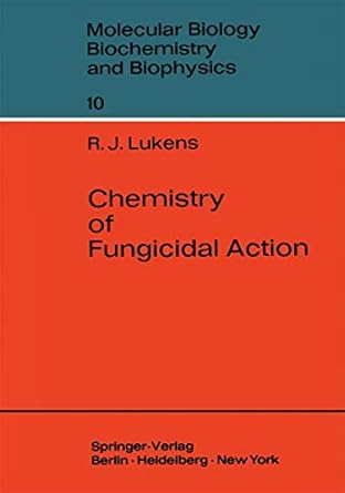chemistry of fungicidal action 1st edition raymond j lukens 3662113139, 978-3662113134