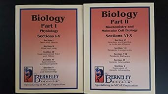 biology part i and ii set sections i x physiology and biochemistry and molecular 1st edition the berkeley