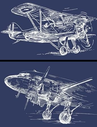 airplane composition notebook college ruled journal 100 sheets/200 pages 1st edition fun learning 1717362281,