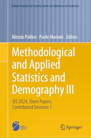 methodological and applied statistics and demography iii sis 2024 short papers contributed sessions 1 2024th