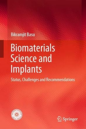 biomaterials science and implants status challenges and recommendations 1st edition bikramjit basu