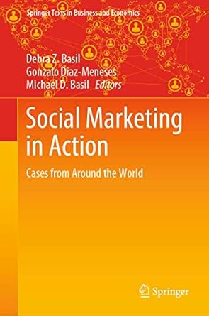 social marketing in action 1st edition basil 3030130193, 978-3030130190