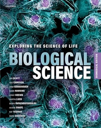 biological science exploring the science of life biomedical edition despo papachristodoulou 0198783698,