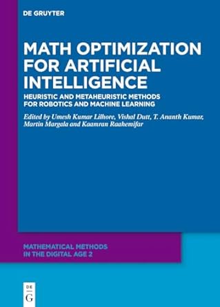 math optimization for artificial intelligence heuristic and metaheuristic methods for robotics and machine