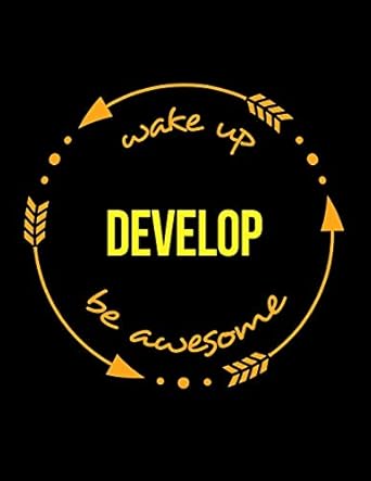 wake up develop be awesome cool notebook for a biotechnologist legal ruled journal 1st edition useful