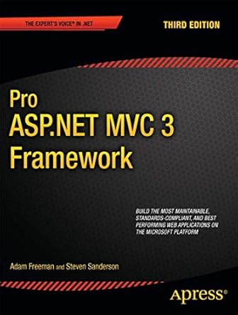 pro asp net mvc 3 framework 3rd edition adam freeman ,steven sanderson 1430234040, 978-1430234043