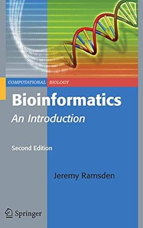 bioinformatics an introduction 2nd edition jeremy ramsden 1849967644, 978-1849967648