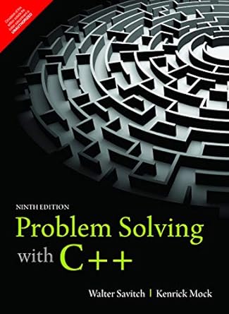 problem solving with c++ 1st edition savitch walter 9352863089, 978-9352863082