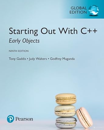 starting out with c++ early objects global edition tony gaddis 1292157275, 978-1292157276