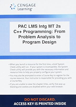 lms integrated for mindtap computing 2 terms printed access card for maliks c++ programming from problem