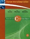 starting out with c++ early objects 1st edition judy walters tony gaddis 0321526783, 978-0321526786