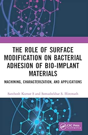 the role of surface modification on bacterial adhesion of bio implant materials machining characterization