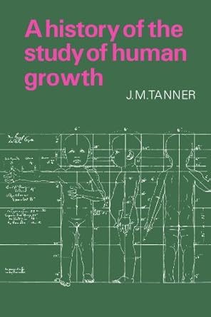 a history of the study of human growth 1st edition james mourilyan tanner 0521134021, 978-0521134026