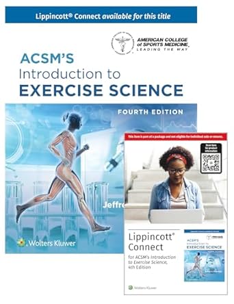 acsms introduction to exercise science 4e lippincott connect print book and digital access card package 4th