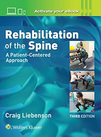 rehabilitation of the spine a patient centered approach 3rd edition dr craig liebenson 1496339401,