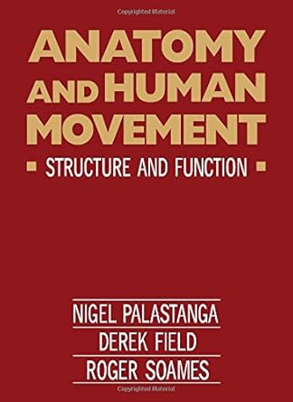 anatomy and human movement structure and function 1st edition nigel palastanga ,derek field ,roger soames