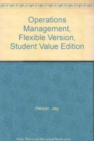 operations management flexible version student 10th edition jay heizer ,barry render 0132776006,
