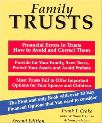 family trusts financial errors in trusts how to avoid and correct them provide for your family save taxes