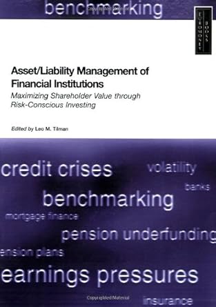 asset/liability management of financial institutions maximising shareholder value through risk conscious