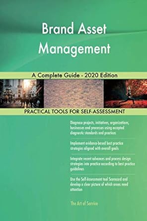 brand asset management a complete guide 2020th edition gerardus blokdyk 1867332981, 978-1867332985