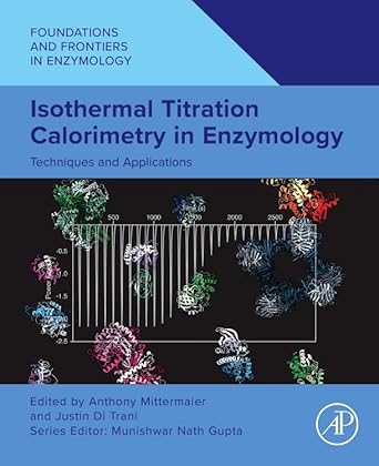 isothermal titration calorimetry in enzymology techniques and applications 1st edition anthony mittermaier