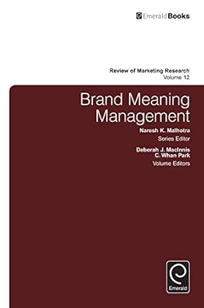 brand meaning management 1st edition deborah macinnis 178441932x, 978-1784419325