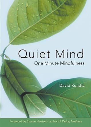 quiet mind one minute mindfulness 1st edition david kundtz ,steven harrison 1573248622, 978-1573248624