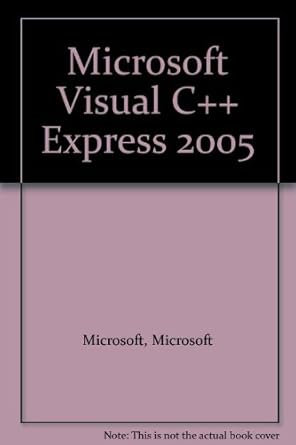 microsoft visual c++ express 2005 1st edition microsoft microsoft 0132303663, 978-0132303668