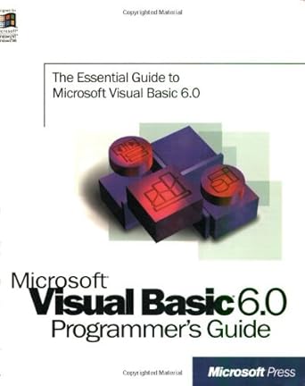 microsoft visual basic 6 0 programmers guide 1st edition microsoft corporation 1572318635, 978-1572318632