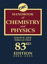 crc handbook of chemistry and physics 83rd edition david r lide 0849304830, 978-0849304835
