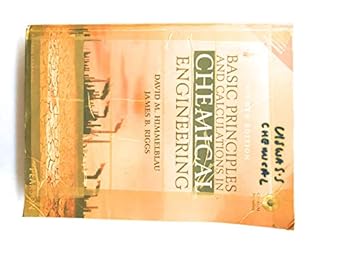 basic principles and calculations in che 1st edition himmelblau 9332549621, 978-9332549623