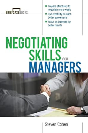 negotiating skills for managers 1st edition steven cohen 0071387579, 978-0071387576