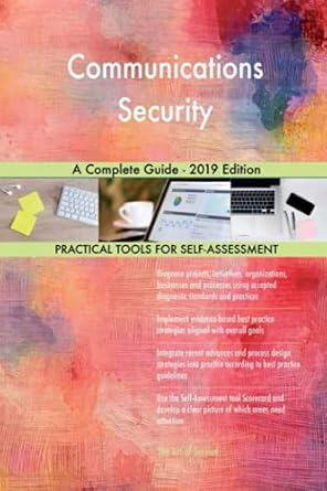communications security a complete guide 2019th edition gerardus blokdyk 065584337x, 978-0655843375