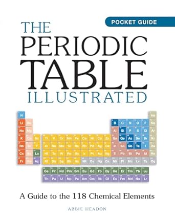 the periodic table illustrated 1st edition abbie headon 1838864571, 978-1838864576