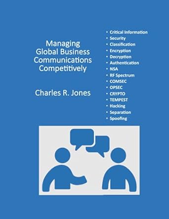 managing global business communications competitively information systems security topics and concerns 1st