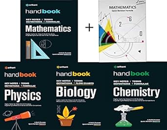 handbook of physics chemistry and biology set of 3 books combo by arihant publication 2021 1st edition