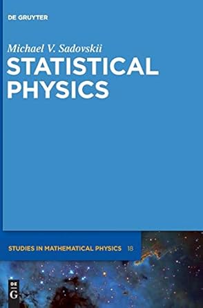 statistical physics 1st edition michael v sadovskii 3110270315, 978-3110270310