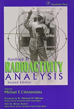 handbook of radioactivity analysis 2nd edition michael f l'annunziata 0124366031, 978-0124366039