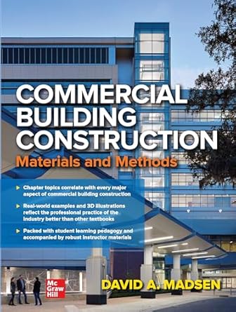 commercial building construction 1st edition david madsen 1266055606, 978-1266055607