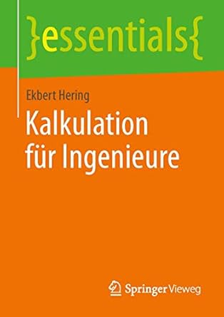 kalkulation fur ingenieure 1st edition ekbert hering 3658051981, 978-3658051983