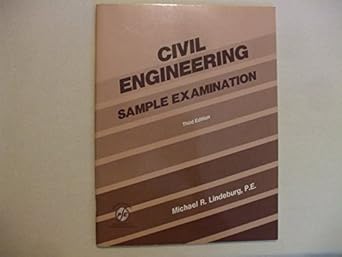 civil engineering sample examination engineering reference manual series 1st edition michael r lindeburg