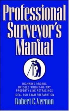 professional surveyors manual 1st edition robert c vernon 0070674191, 978-0070674196
