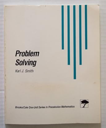 problem solving 1st edition karl j smith 0534149308, 978-0534149307