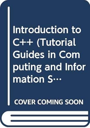 introduction to c++ 1st edition david dench ,brian prior 0412552906, 978-0412552908