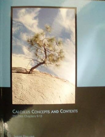 calculus concepts and contexts volume 2 includes chapters 9 12 1st edition james stewart ,julie howell
