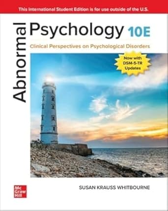 ise abnormal psychology clinical perspectives on psychological disorders 1st edition susan krauss whitbourne